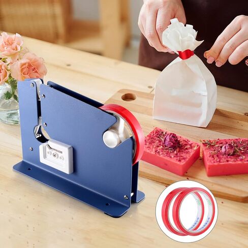 شريط فولاذي لإغلاق الأكياس مع شريطين لإغلاق الأكياس، مانع تسرب الأكياس البلاستيكية، مانع تسرب الأكياس البلاستيكية لتثليج خبز كعكة اللحوم، موزع مدبب لإغلاق الأكياس المعدنية شديدة التحمل in Kuwait