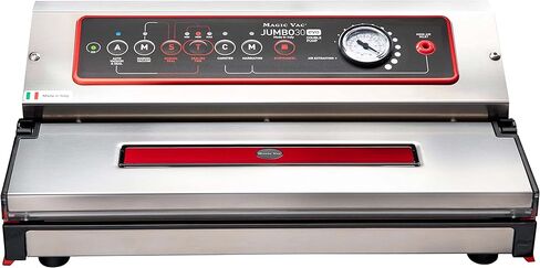 افيد ارمور - ماكينة تفريغ الهواء ماجيك فاك جامبو 30 ايفو بلس للاطعمة الجافة والرطبة، الة تعبئة وتغليف اللحوم مع قضيب اغلاق بتفريغ الهواء 13.5 انش in Kuwait