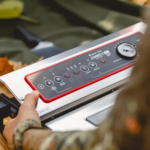 افيد ارمور - ماكينة تفريغ الهواء ماجيك فاك جامبو 30 ايفو بلس للاطعمة الجافة والرطبة، الة تعبئة وتغليف اللحوم مع قضيب اغلاق بتفريغ الهواء 13.5 انش in Kuwait