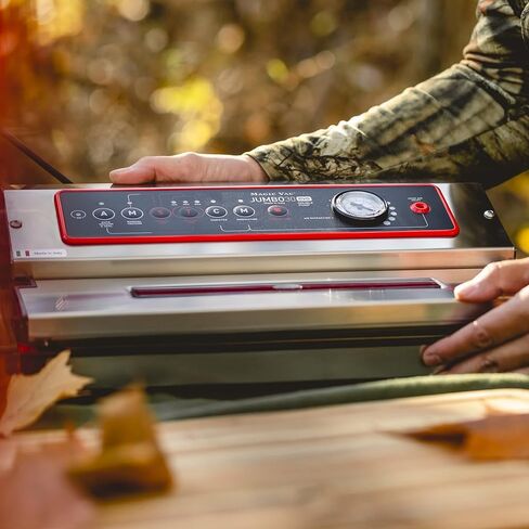 افيد ارمور - ماكينة تفريغ الهواء ماجيك فاك جامبو 30 ايفو بلس للاطعمة الجافة والرطبة، الة تعبئة وتغليف اللحوم مع قضيب اغلاق بتفريغ الهواء 13.5 انش in Kuwait