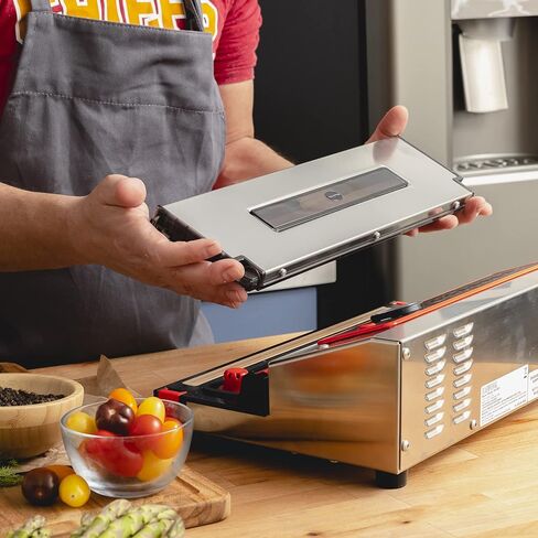 افيد ارمور - ماكينة تفريغ الهواء ماجيك فاك جامبو 30 ايفو بلس للاطعمة الجافة والرطبة، الة تعبئة وتغليف اللحوم مع قضيب اغلاق بتفريغ الهواء 13.5 انش in Kuwait