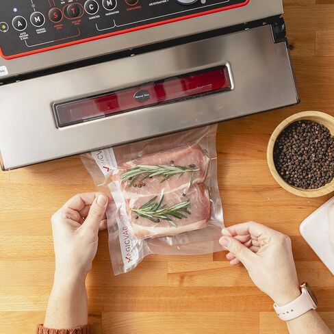 افيد ارمور - ماكينة تفريغ الهواء ماجيك فاك جامبو 30 ايفو بلس للاطعمة الجافة والرطبة، الة تعبئة وتغليف اللحوم مع قضيب اغلاق بتفريغ الهواء 13.5 انش in Kuwait