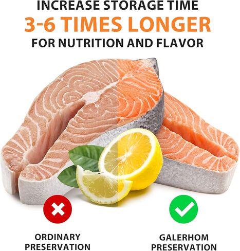 200 كيس من أكياس تفريغ الهواء، أكياس غلق مفرغة للطعام مقطعة مسبقًا للأغذية، أكياس غلق للوجبات شديدة التحمل خالية من البيسفينول A، أكياس عازلة للطعام من الدرجة التجارية لتخزين تفريغ الهواء وإعداد الوجبات in Kuwait