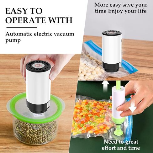 أكياس Elegant Choise Sous Vide، 26 عبوة من أكياس تخزين الطعام محكمة الغلق وقابلة لإعادة الاستخدام، قابلة للإغلاق مع صمام هواء مزدوج الطبقات، حقيبة تخزين الطعام، خالية من مادة BPA، 4 مقاسات 25 قطعة in Kuwait