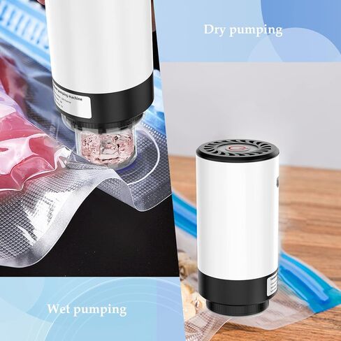 أكياس Elegant Choise Sous Vide، 26 عبوة من أكياس تخزين الطعام محكمة الغلق وقابلة لإعادة الاستخدام، قابلة للإغلاق مع صمام هواء مزدوج الطبقات، حقيبة تخزين الطعام، خالية من مادة BPA، 4 مقاسات 25 قطعة in Kuwait