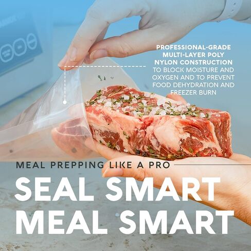Avid Armor – Chamber Machine Pouches, Pre-Cut Chamber Vacuum Sealer Bags, Heavy Duty Seal Pouch, BPA-Free Chamber Sealer, 6 x 12 inches, Pack of 250 Vacuum Chamber Pouches in Kuwait