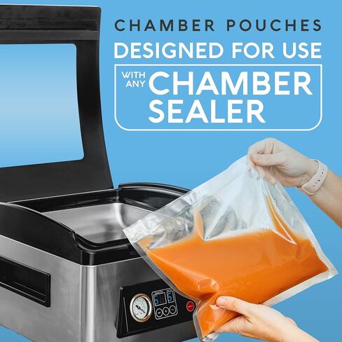 Avid Armor – Chamber Machine Pouches, Pre-Cut Chamber Vacuum Sealer Bags, Heavy Duty Seal Pouch, BPA-Free Chamber Sealer, 6 x 12 inches, Pack of 250 Vacuum Chamber Pouches in Kuwait