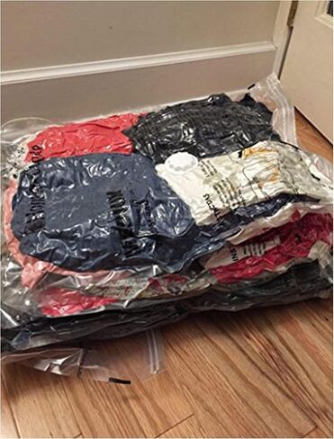 ايفريداي هوم 83-77 اكياس تخزين مفرغة من الهواء - موفرة للمساحة وضغط محكم الغلق للخزانة لتخزين وتنظيم الملابس والبياضات والاغراض الموسمية، 15 قطعة in Kuwait