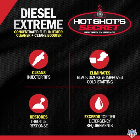 Hot Shot's Secret Diesel Extreme 1 Gallon, Concentrated Fuel System Cleaner, Diesel Fuel Additive, Fuel Injector Cleaner - Increases Fuel Economy & Restores Engine Performance in Saudi Arabia