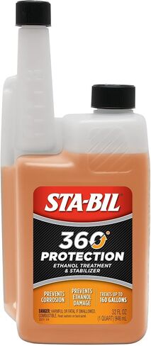 STA-BIL 360 Protection Ethanol Treatment & Fuel Stabilizer - Full Fuel System Cleaner - Fuel Injector Cleaner - Increases Fuel Mileage - Protects Fuel System - Treats 5 Gallons - 4 Fl. Oz. (22295) in Saudi Arabia