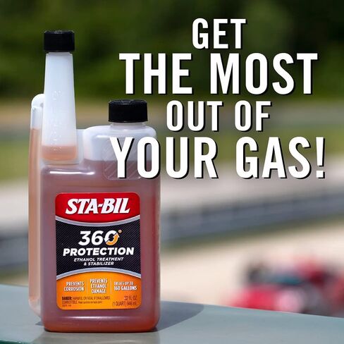STA-BIL 360 Protection Ethanol Treatment & Fuel Stabilizer - Full Fuel System Cleaner - Fuel Injector Cleaner - Increases Fuel Mileage - Protects Fuel System - Treats 5 Gallons - 4 Fl. Oz. (22295) in Saudi Arabia