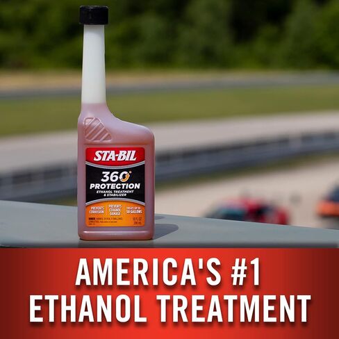STA-BIL 360 Protection Ethanol Treatment & Fuel Stabilizer - Full Fuel System Cleaner - Fuel Injector Cleaner - Increases Fuel Mileage - Protects Fuel System - Treats 5 Gallons - 4 Fl. Oz. (22295) in Saudi Arabia