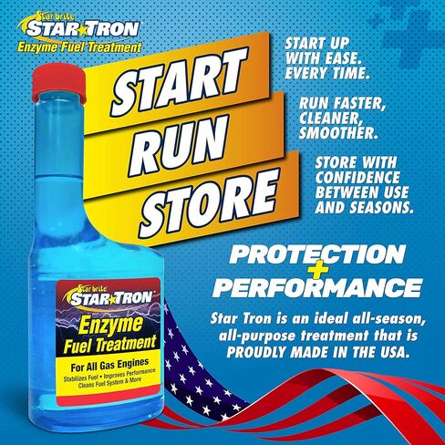 STAR BRITE Star Tron Enzyme Fuel Treatment, Small Engine Formula, 16 Fl Oz Treats up to 96 Gals Gas Additive Rejuvenates & Stabilizes Old Gasoline, Cures & Prevents Ethanol Problems in Saudi Arabia