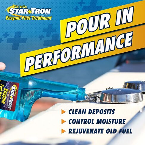 STAR BRITE Star Tron Enzyme Fuel Treatment, Small Engine Formula, 16 Fl Oz Treats up to 96 Gals Gas Additive Rejuvenates & Stabilizes Old Gasoline, Cures & Prevents Ethanol Problems in Saudi Arabia
