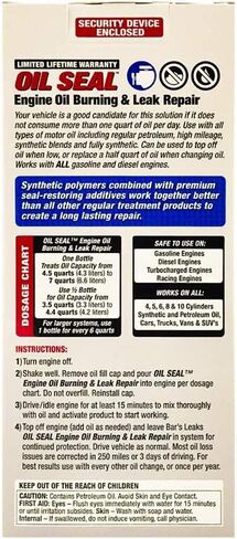 Bar's Leaks Engine Oil Burning and Leak Repair + High Mileage Power Steering Repair in Saudi Arabia