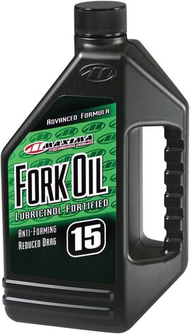 Maxima Racing Oils 56901-2PK Fork Oil Standard Hydraulic 15w 1L Bottle, 2-Pack in Saudi Arabia