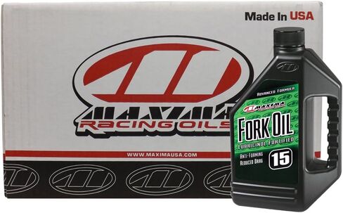 Maxima Racing Oils 56901-2PK Fork Oil Standard Hydraulic 15w 1L Bottle, 2-Pack in Saudi Arabia