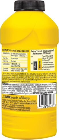 Prestone AS800Y DOT 4 Synthetic Brake Fluid - 12 oz. in Saudi Arabia