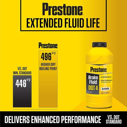 Prestone AS800Y DOT 4 Synthetic Brake Fluid - 12 oz. in Saudi Arabia