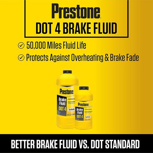 Prestone AS800Y DOT 4 Synthetic Brake Fluid - 12 oz. in Saudi Arabia