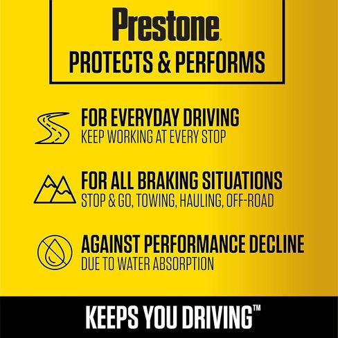Prestone AS800Y DOT 4 Synthetic Brake Fluid - 12 oz. in Saudi Arabia