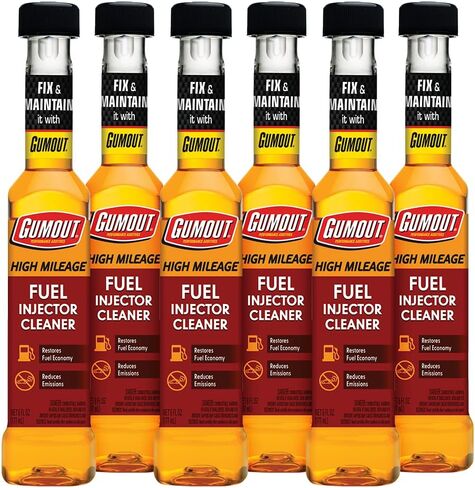 Gumout 510013 High Mileage Fuel Injector Cleaner, 6 oz. (Pack of 6) in Saudi Arabia