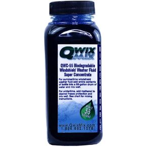 Windshield Washer Fluid Concentrate, 1 Bottle Makes 55 Gallons - 100% Biodegradable Grime & Dirt Remover, Superior Commercial Grade Glass Cleaner, Single in Kuwait