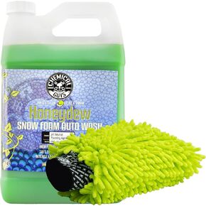 Chemical Guys CWS_110_16A Car Wash, Dry & Shine Bundle - Honeydew Snow Foam Car Wash Soap, 16 oz + After Wash Gloss Boosting Drying Aid (16 oz) (2 Items) Works on Cars, Trucks, SUVs