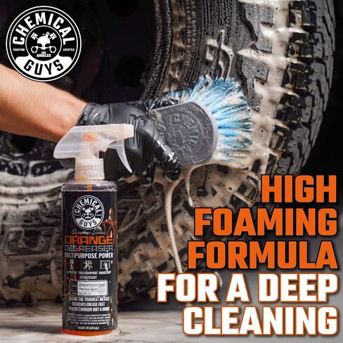 Chemical Guys CLD_201_16 Signature Series Orange Degreaser, Multipurpose Power, Safe for Cars, Trucks, SUVs, Motorcycles, RVs & More, 16 fl oz in Saudi Arabia