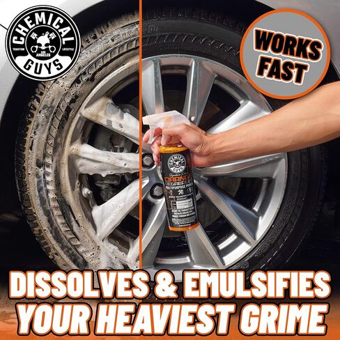 Chemical Guys CLD_201_16 Signature Series Orange Degreaser, Multipurpose Power, Safe for Cars, Trucks, SUVs, Motorcycles, RVs & More, 16 fl oz in Saudi Arabia