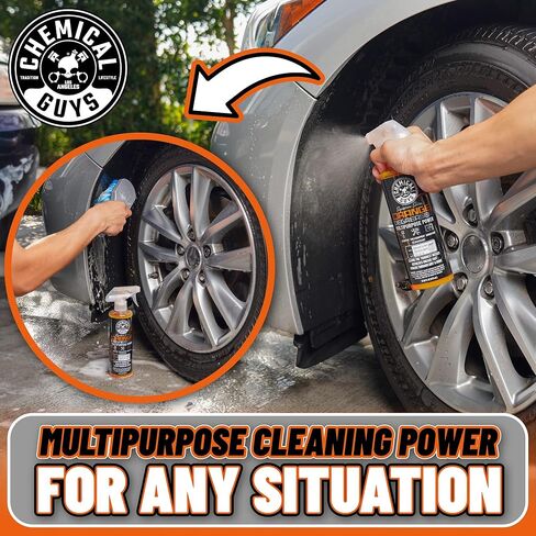 Chemical Guys CLD_201_16 Signature Series Orange Degreaser, Multipurpose Power, Safe for Cars, Trucks, SUVs, Motorcycles, RVs & More, 16 fl oz in Saudi Arabia