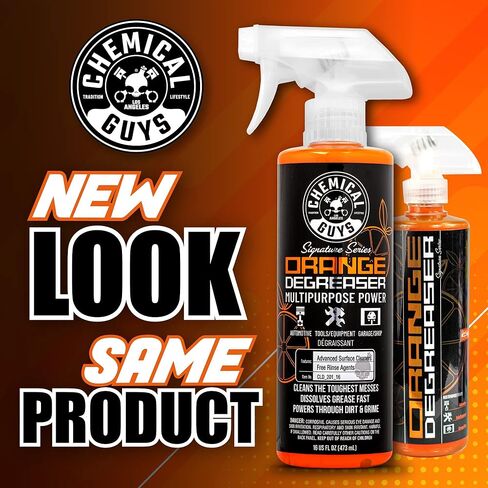 Chemical Guys CLD_201_16 Signature Series Orange Degreaser, Multipurpose Power, Safe for Cars, Trucks, SUVs, Motorcycles, RVs & More, 16 fl oz in Saudi Arabia