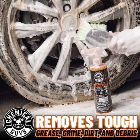 Chemical Guys CLD_201_16 Signature Series Orange Degreaser, Multipurpose Power, Safe for Cars, Trucks, SUVs, Motorcycles, RVs & More, 16 fl oz in Saudi Arabia