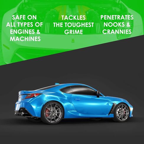 WASH&WHIPS Green Hell Engine Machine Cleaner & Degreaser - Car Engine Detailing Professional Strength Cuts Through Grime, Grease, Oil, Debris & Build-up, 16 fl oz in Saudi Arabia