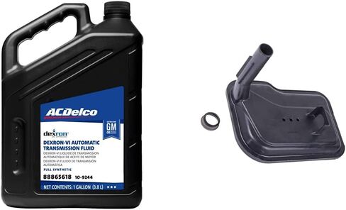 ACDelco GM Original Equipment 10-9244 Dexron VI سائل ناقل الحركة الأوتوماتيكي الاصطناعي بالكامل - 1 جالون in Saudi Arabia