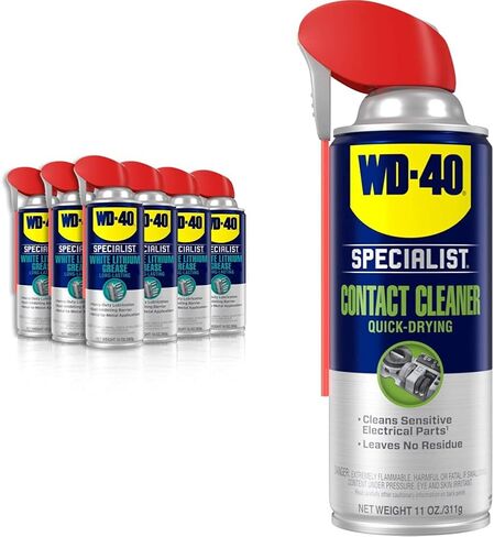 WD-40 Specialist White Lithium Grease Spray with SMART STRAW SPRAYS 2 WAYS, 10 OZ in Saudi Arabia