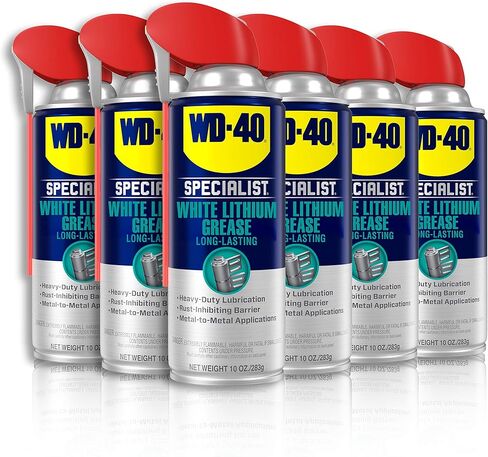 WD-40 بخاخ شحم الليثيوم الأبيض المتخصص مع بخاخات ذكية بطريقتين، 10 أونصة in Kuwait