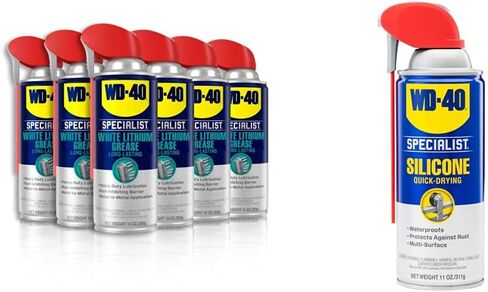 WD-40 Specialist White Lithium Grease Spray with SMART STRAW SPRAYS 2 WAYS, 10 OZ in Saudi Arabia