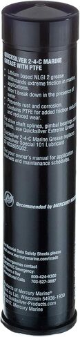 Quicksilver 802859Q1 2-4-C شحم بحري مع تفلون، زيت تشحيم بحري متعدد الأغراض - 8 أونصة. أنبوب in Saudi Arabia