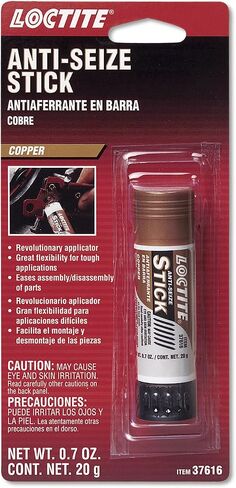 Loctite 504468 Copper Anti-Seize Stick for Automotive: High-Temperature, for Severe Environments, Flexibility for Tough Applications | Copper, 20 Gram Stick in Saudi Arabia