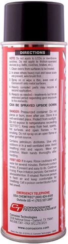 CorrosionX Corrosion Technologies 90102 (16 oz aerosol) – Multi-Purpose Lubricant, Penetrant, Rust and Corrosion Preventative | Industrial Strength | Marine Grade | Cleans Lubricates Protects in Saudi Arabia