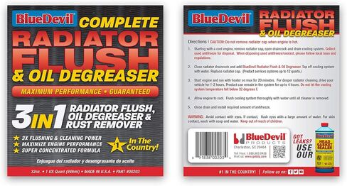 BlueDevil 00203 Radiator Flush & Oil Degreaser - 1 Quart in Saudi Arabia