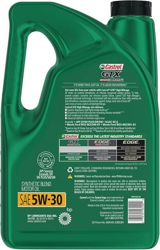 Castrol GTX MAGNATEC 5W-30 Full Synthetic Motor Oil, 5 Quart in Saudi Arabia