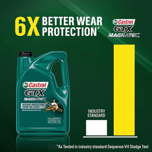 Castrol GTX MAGNATEC 5W-30 Full Synthetic Motor Oil, 5 Quart in Saudi Arabia