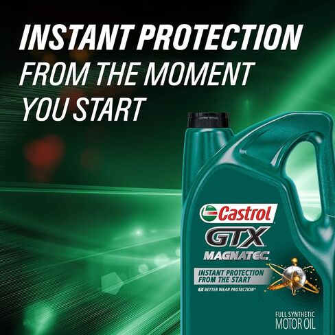 Castrol GTX MAGNATEC 5W-30 Full Synthetic Motor Oil, 5 Quart in Saudi Arabia