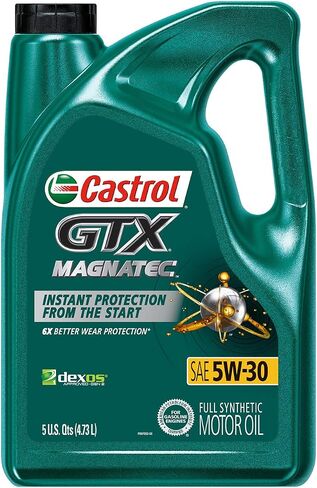 Castrol GTX MAGNATEC 5W-30 Full Synthetic Motor Oil, 5 Quart in Saudi Arabia