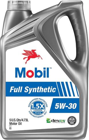 Mobil Full Synthetic Motor Oil 5W-30, 5 Quart in Saudi Arabia