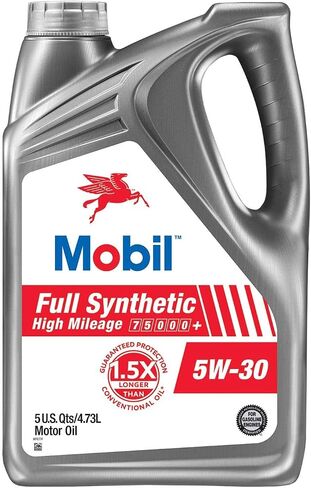 Mobil Full Synthetic Motor Oil 5W-30, 5 Quart in Saudi Arabia