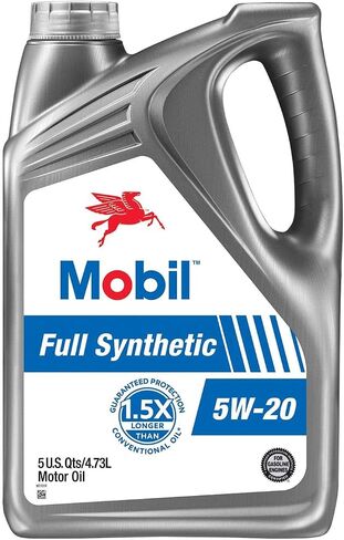 Mobil Full Synthetic Motor Oil 5W-30, 5 Quart in Saudi Arabia