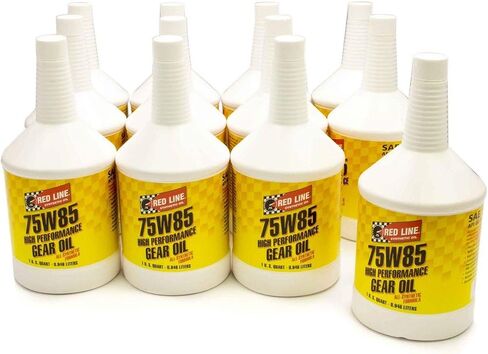 Red Line (57914) 75W140 GL-5 Synthetic Gear Oil for Hypoid Limited Slip Differentials - 1 Quart in Saudi Arabia